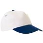 L-merch Cotton-Cap white/navy