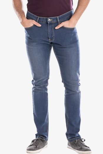 Image produit Jeans RL80 stretch coupe droite ajustée brossé