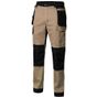 Velilla Pantalon bicolore canvas stretch beige_arena/black