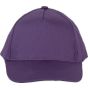 K-up Casquette enfant en coton - 5 panneaux purple