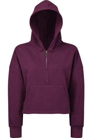 Image produit Sweat à capuche 1/2 zip pour femme Tridri®