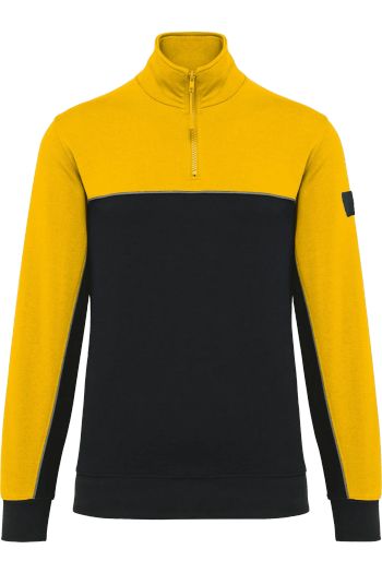 Image produit Sweat-shirt écoresponsable col zippé unisexe