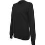 Build Your Brand Ladies Light Crewneck black