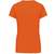 Kariban T-shirt col V manches courtes femme orange