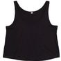 mantis Women's organic crop vest black