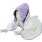A&R Serviette à capuche pour bébé Babiezz® White / Purple / Purple