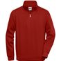 James&Nicholson Workwear Half Zip Sweat wine