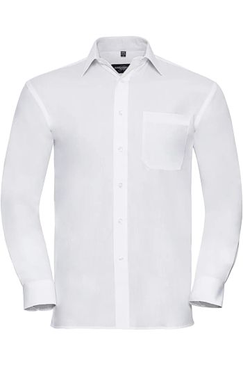 Image produit Chemise en Popeline 100% Coton classique manches longues homme