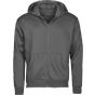 Tee Jays Unlabeled Hooded Full Zip Sweatshirt powder_grey