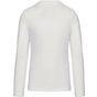 kariban T-shirt homme manches longues encolure ronde white