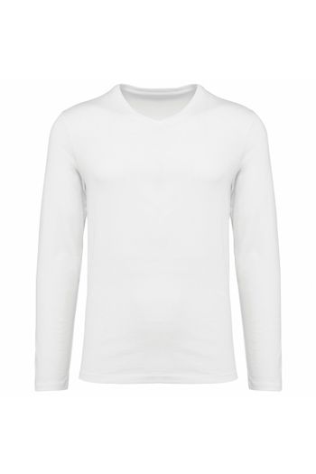 Image produit T-shirt Supima® col V manches longues homme