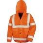Result Hi-Vis winter safety blouson fluorescent_orange