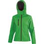 Result Womens TX performance hooded softshell jacket vivid_green/black