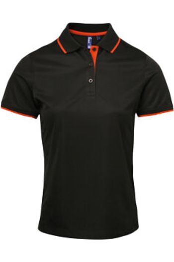 Image produit Polo Coolchecker® contrasté pour femme
