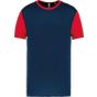 ProAct Maillot manches courtes bicolore enfant sporty_navy/sporty_red