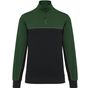 WK-Designed-To-Work Sweat-shirt écoresponsable col zippé unisexe black/forest_green