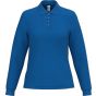 iDeal Basic Brand Polo piqué LSL femme 180 ideal_royal_blue