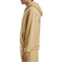 Build Your Brand Fluffy Zip Hoody union_beige