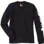 carhartt T-shirt logo manches longues black
