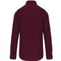 Kariban Chemise coton / élasthanne manches longues homme wine