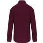 kariban Chemise coton / élasthanne manches longues homme wine