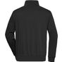 James&Nicholson Workwear Half Zip Sweat black