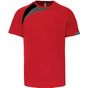 ProAct T-shirt sport manches courtes red/black/storm_grey