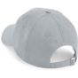 Beechfield Casquette à 5 panneaux en coton biologique light_grey