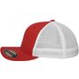 flexfit Mesh Trucker 2-Tone Cap red/white