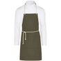 SG Accessories - Bistro Corsica - Cord Bib Apron with Pocket olive