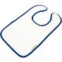 A&R Bavoir pour bébé à sublimation intégrale Babiezz® White / French navy