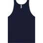 Bella Unisex jersey tank navy