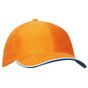 Myrtle Beach Double Sandwich Cap orange/white/royal