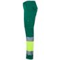 Velilla Pantalon stretch bicolore green/fluo_yellow