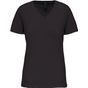Kariban T-shirt BIO150IC col V femme dark_grey