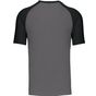 kariban Baseball - T-shirt bicolore manches courtes slate_grey/black