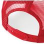 Beechfield Casquette Snapback trucker rouge classique/blanc