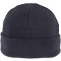 K-up Bonnet recyclé micropolaire avec revers  navy