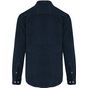 kariban Chemise manches longues en velours homme washed_dark_navy