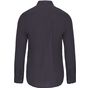 Kariban Chemise col mao manches longues zinc