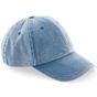 Beechfield Casquette Vintage profil bas vintage_light_denim