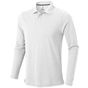 Elevate Polo manches longues pour hommes Oakville white