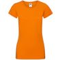 fruit of the loom Sofspun® T Lady-Fit orange
