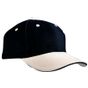 Myrtle Beach 6-Panel Sandwich Cap black/beige/black