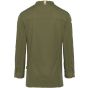 karlowsky Men's Long-Sleeve Chef Jacket Green Generation Sustainable GRS Moss green