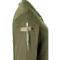 karlowsky Women's Long-Sleeve Chef Jacket Green Generation Sustainable GRS Moss green