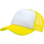 K-up Casquette Trucker - 5 panneaux white/fluorescent_yellow