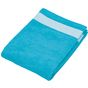 kariban Drap de plage velours KARIBAN 100 X 160 turquoise/white