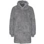 Ribbon Le sweat à capuche Ribbon en tissu polaire grey