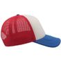 Atlantis Rapper Cap white/red/royal